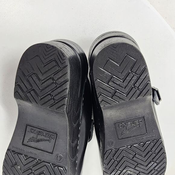 Dansko Merrie Mary Jane Mule Clogs Women EU41/US10.5-11 Black Leather Comfort - Picture 15 of 15